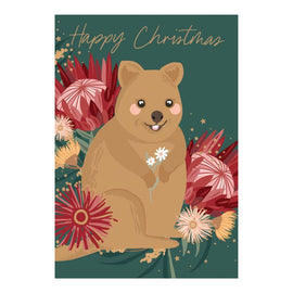 Quokka Christmas Card