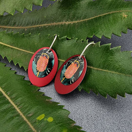 Banksia Double Oval Earrings