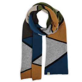 Scarf - Bauhaus, Diesel Blue