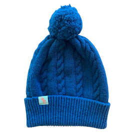 Beanie - Cable, Diesel Blue