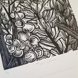 Floral Garden Original Unframed