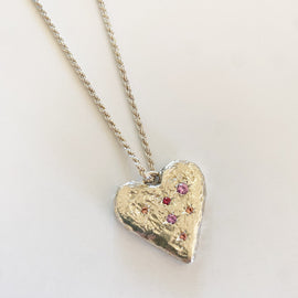 Big Lover Necklace - Pink