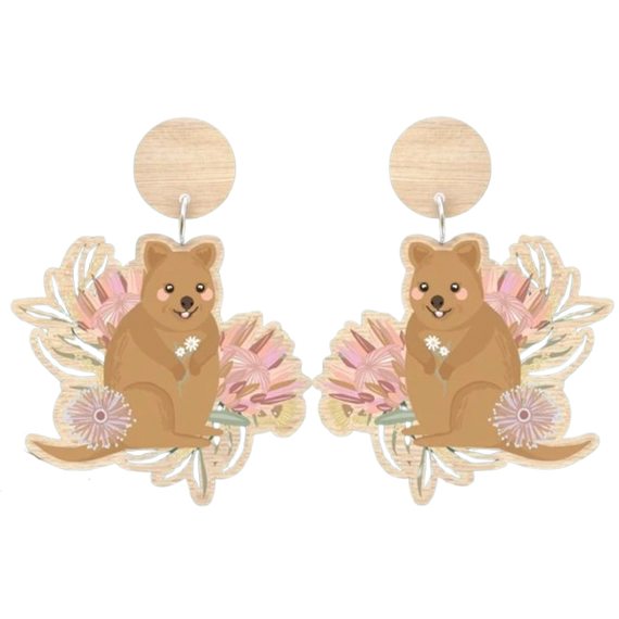 Quokka Earrings