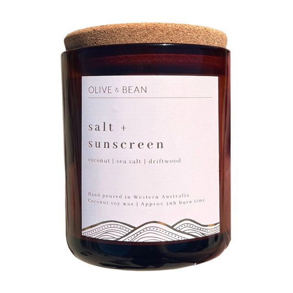 Candle - Salt & Sunscreen Medium Candle