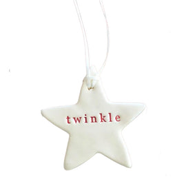 Twinkle Ceramic Ornament