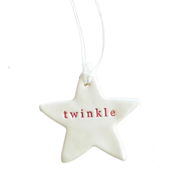 Twinkle Ceramic Ornament