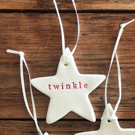 Twinkle Ceramic Ornament