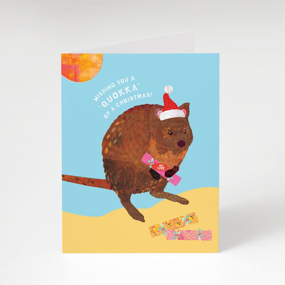 Quokka Christmas Card