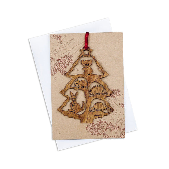 Christmas Tree Decoration Card