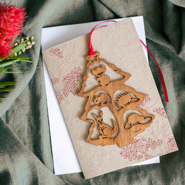 Christmas Tree Decoration Card