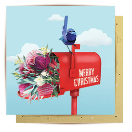 Mail Box Christmas Card