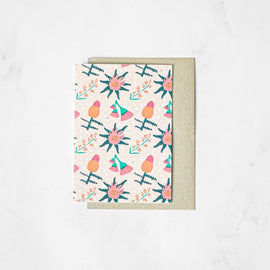 Floral Pattern Plantable Card