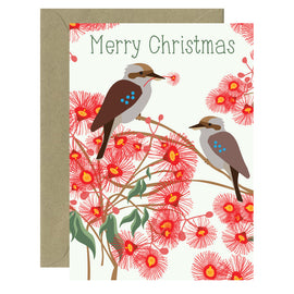 Kookaburra Christmas Card